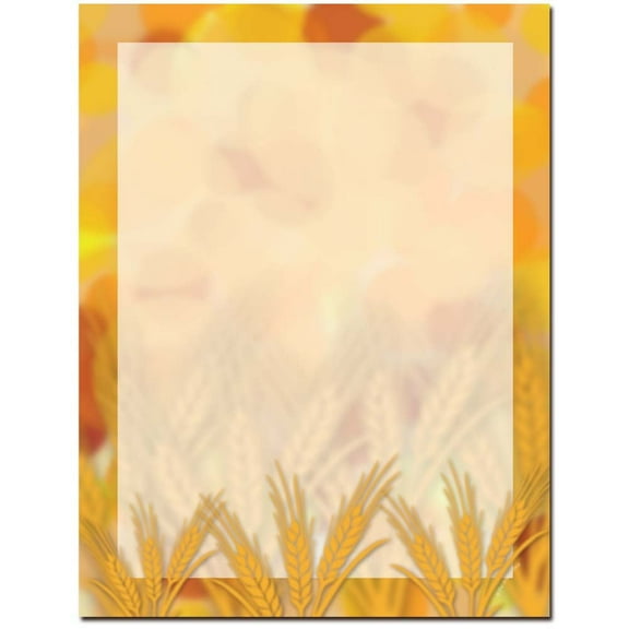 Amber Waves Letterhead Laser & Inkjet Printer Paper, 100 Sheets