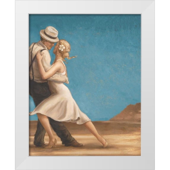 Amber, Zeph 15x18 White Modern Wood Framed Museum Art Print Titled - Time to Dance