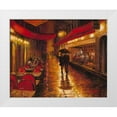 thumbnail image 1 of Amber, Zeph 31x26 White Modern Wood Framed Museum Art Print Titled - Moonlight Walk, 1 of 4