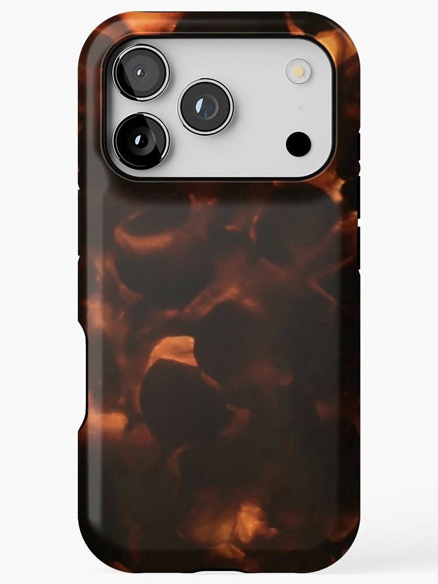 Amber and Dark Brown Tortoiseshell Tough Case for Apple iPhone ...