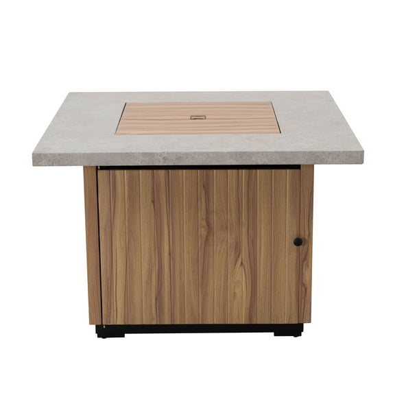 AmberCove Roberts 38" Square LP Firepit Table