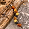 thumbnail image 1 of Amberalia Baltic Amber 2" extension for Necklace or bracelet- - for twist clasp necklaces only -Raw Multicolor, 1 of 6
