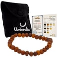 thumbnail image 1 of Amberalia Elastic Baltic Amber adult bracelet, GIA Certificated Amber, for natural remedies and pain relief Polish Milky 7", 1 of 10