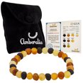 thumbnail image 1 of Amberalia Elastic Baltic Amber adult bracelet, GIA Certificated Amber, for natural remedies and pain relief Raw Multicolor 8”, 1 of 10