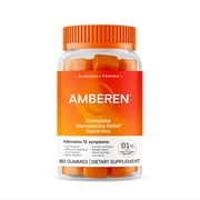 Amberen Menopause Supplement for Women, Clinically Proven, Helps Support Hormone Balance, Helps Relieve 12 Menopause Symptoms Hot Flashes, Night Sweats, Mood Swings and more, 60ct Gummies
