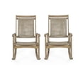thumbnail image 1 of Amberlyn Outdoor Rustic Wicker Rocking Chairs, Set of 2, Light Brown, 1 of 8