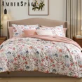 thumbnail image 1 of Amberspace Floral 7-piece Bed in a Bag Full Comforter Set with Sheets,Clay Pink Cristie, 1 of 8