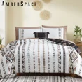 thumbnail image 1 of Amberspace Boho 7-piece Bed in a Bag Comforter Set with Sheets,Brown,King, 1 of 8