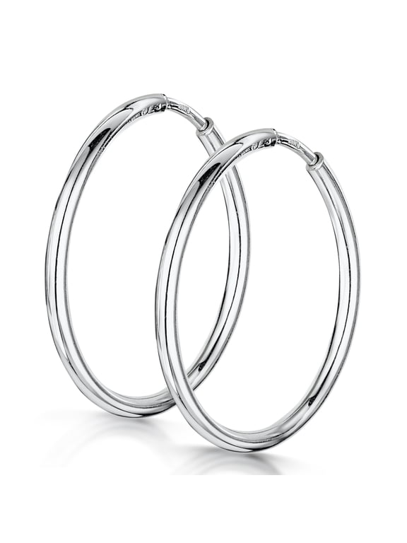 Women’s 925 Sterling Silver 20 mm Hoop Earrings