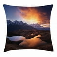 thumbnail image 1 of Ambesonne 18" x 18" Blue Polyester Decorative Pillow Cover, 1 of 2