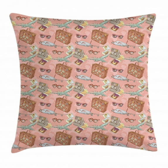 Ambesonne 18" x 18" Multi-color Polyester Decorative Pillow Cover