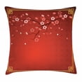thumbnail image 1 of Ambesonne 24" x 24" Orange Polyester Decorative Pillow Cover, 1 of 2