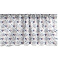 thumbnail image 1 of Ambesonne 4th of July Window Valance, Freedom of USA, 54" X 18", Red Royal Blue, 1 of 3