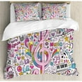 thumbnail image 1 of Ambesonne 70s Party Decorations Duvet Cover Set, 1 of 3