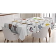 thumbnail image 1 of Ambesonne ABC Tablecloth Rectangular Table Cover, Alphabet Colorful Themed Chart, 52"x70", Multicolor, 1 of 3