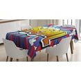 thumbnail image 1 of Ambesonne Abigail Tablecloth Rectangular Table Cover, Comic Book Female Name, 60"x84", Multicolor, 1 of 4