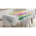 thumbnail image 1 of Ambesonne Abigail Tablecloth Rectangular Table Cover, Father's Joy Girl Name, 52"x70", Multicolor, 1 of 4