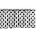 thumbnail image 1 of Ambesonne Aboriginal Valance Pack of 2, Bitonal Geometric Art, 54"X18", Charcoal Grey White, 1 of 4