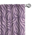 thumbnail image 1 of Ambesonne Abstract Window Curtains, Bicolour Tropical Jungle, Each 28" W x 63" L, Pale Pink Pale Purple, 1 of 4