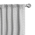thumbnail image 1 of Ambesonne Abstract 4-Panel Curtains, Neutral Colors Herringbone, 56"x95", Coconut and Pale Grey, 1 of 4