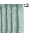 thumbnail image 1 of Ambesonne Abstract 4-Panel Curtains, Splash Look Lines Motifs, 56"x95", Almond Green Champagne, 1 of 4