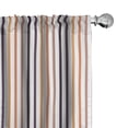 thumbnail image 1 of Ambesonne Abstract 4-Panel Curtains, Vertical Pattern Stripes, 56"x84", Pale Rust and Multicolor, 1 of 4