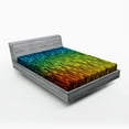 thumbnail image 1 of Ambesonne Abstract Art Fitted Sheet, Galaxy Universe, Full Size, Multicolor, 1 of 2