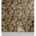 thumbnail image 1 of Ambesonne, Abstract Art Peel & Stick Wallpaper for Home, Leaves Pattern Grunge, 13"x100", Dark Rosewood Sea Green, 1 of 5