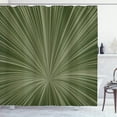 thumbnail image 1 of Ambesonne Abstract Art Shower Curtain, Concentric Stripes Art, 69"Wx70"L, Olive Green, 1 of 4