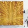 thumbnail image 1 of Ambesonne Abstract Art Shower Curtain, Concentric Stripes Art, 69"Wx84"L, Mustard Amber, 1 of 4