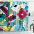 thumbnail image 1 of Ambesonne Abstract Art Shower Curtain, Surreal Pattern, 69"Wx84"L, Multicolor, 1 of 5