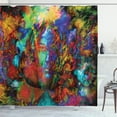 thumbnail image 1 of Ambesonne Abstract Art Shower Curtain, Woman Face, 69"Wx75"L, Multicolor, 1 of 5