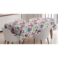 thumbnail image 1 of Ambesonne Abstract Art Tablecloth Rectangular Table Cover, Flower Branch, 60"x84", Multicolor, 1 of 4