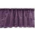 thumbnail image 1 of Ambesonne Abstract Art Window Valance, Ornate Damask Pattern, 42" x 12", Pale Eggplant Plum White, 1 of 3
