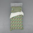 thumbnail image 1 of Ambesonne Abstract Bedding Set 3 Pcs, Complex Vivid Triangles, Twin XL, Multicolor, 1 of 3