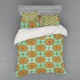 thumbnail image 1 of Ambesonne Abstract Bedding Set 4 Pcs, Eastern Victorian Form, Queen, Mint Orange, 1 of 2