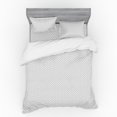 thumbnail image 1 of Ambesonne Abstract Bedding Set 4 Pcs, Flowers Inspired Motifs, Queen, Pale Taupe White, 1 of 2