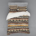 thumbnail image 1 of Ambesonne Abstract Bedding Set 4 Pcs, Trippy Geometric, Queen, Multicolor, 1 of 2