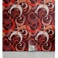 thumbnail image 1 of Ambesonne Abstract Boho Peel & Stick Wallpaper for Home, Modern Moon Crescent, 13"x72", Pale Mauve Pale Ruby Ruby, 1 of 5