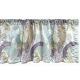 thumbnail image 1 of Ambesonne Abstract Boho Valance Pack of 2, Colorful Strokes Art, 42"X12", Purple Grey Pale Lilac, 1 of 3