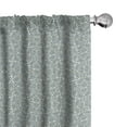 thumbnail image 1 of Ambesonne Abstract Curtains, Celtic European Motifs, Pair of 28"x84", Pale Yellow Slate Blue, 1 of 5