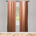 thumbnail image 1 of Ambesonne Abstract Curtains, Industrial Modern, Pair of 28"x95", Pale Coral Chocolate, 1 of 2