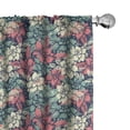 thumbnail image 1 of Ambesonne Abstract Curtains, Vintage Summer Romantic, Pair of 28"x84", Multicolor, 1 of 5