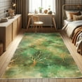 thumbnail image 1 of Ambesonne Abstract Decorative Rug Carpet, Autumn Leafless Branch, 2' 2" x 3' 7", Jade Green Pale Coffee, 1 of 5
