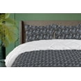 thumbnail image 1 of Ambesonne Abstract Down Alternative Quilt Comforter, Geometrical Pattern Dots, Twin, Sea Blue Charcoal Grey, 1 of 5