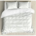 thumbnail image 1 of Ambesonne Abstract Duvet Cover Set, Sketchy Palm Jungle, 2-Calking, Green and White, 1 of 7