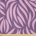thumbnail image 1 of Ambesonne Abstract Fabric by the Yard Microfiber, Bicolour Tropical Jungle, 10 Yards, Pale Pink Pale Purple, 1 of 2