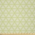thumbnail image 1 of Ambesonne Abstract Fabric by the Yard Microfiber, Minimalistic Contemporary, 3 Yards, Pale Green and Eggshell, 1 of 2