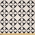 thumbnail image 1 of Ambesonne Abstract Fabric by the Yard Microfiber, Repeating Geometric Art, 1 Yard, Charcoal Grey and Champagne, 1 of 1