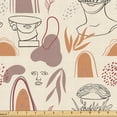 thumbnail image 1 of Ambesonne Abstract Fabric by the Yard Upholstery, Repetitive Leafy Pattern, 1 Yard, Eggshell Pale Mustard, 1 of 5